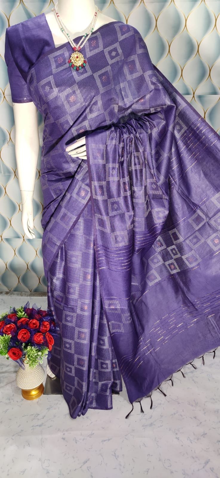 KANTHA STITCH SAREE
