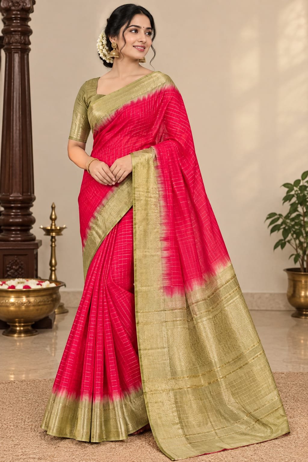 Crafted Mangalgiri silk Saree9