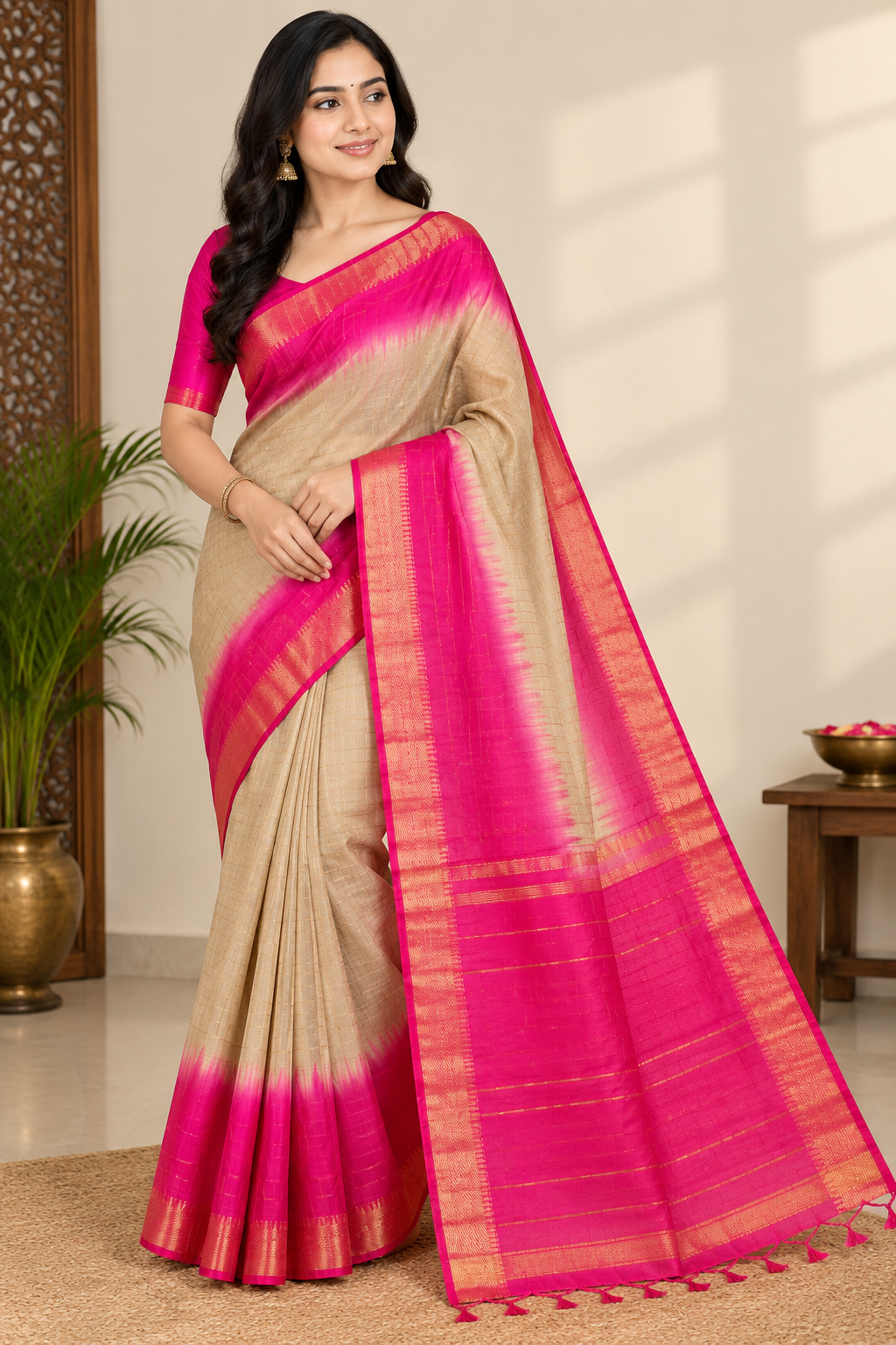 Crafted Mangalgiri silk Saree1