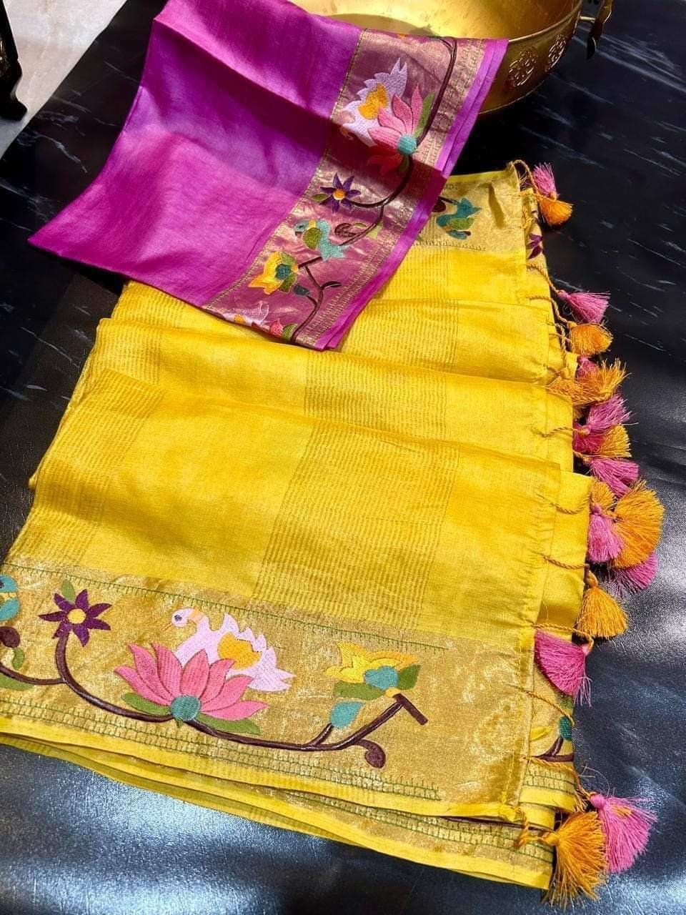 tusser saree1